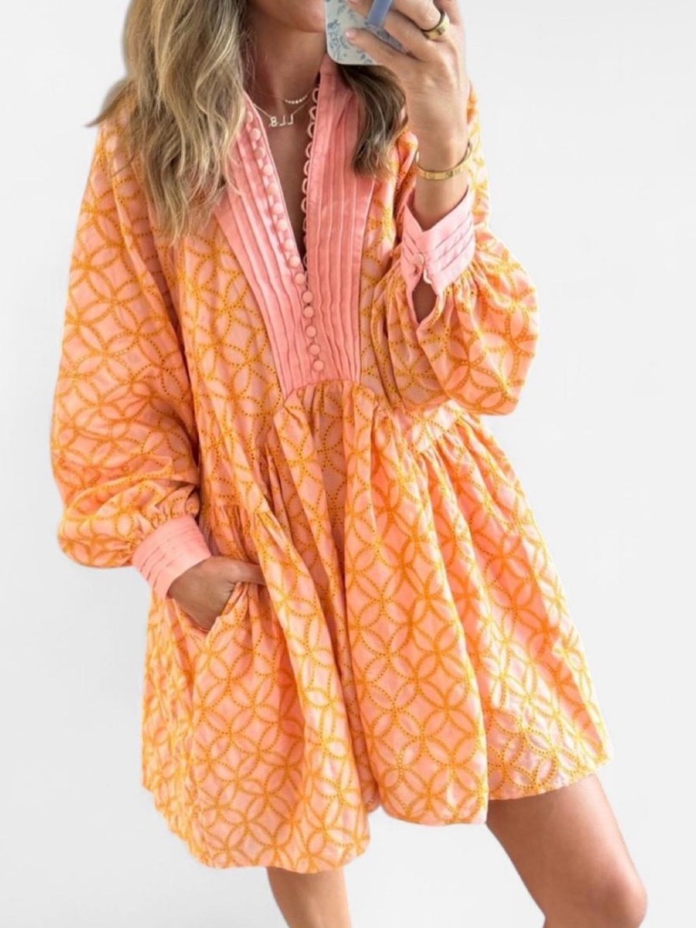 Asa Fashion Group peach babydoll dress